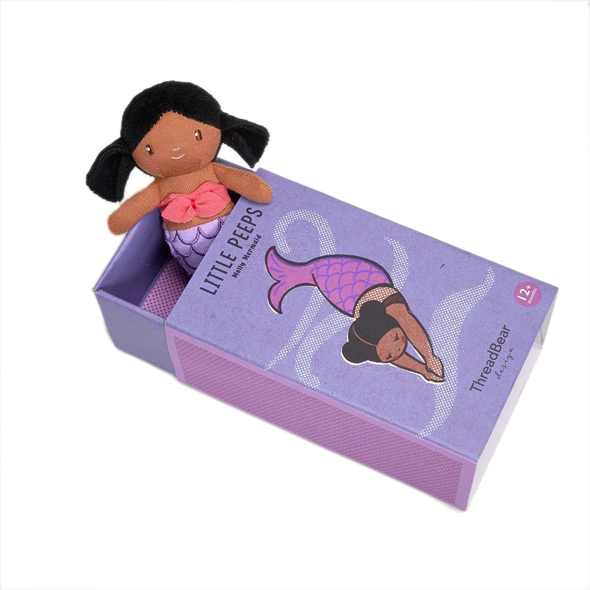 ThreadBear Toys & Gifts Little Peeps Elsie Doll - Muñeca suave con caja de regalo para niños