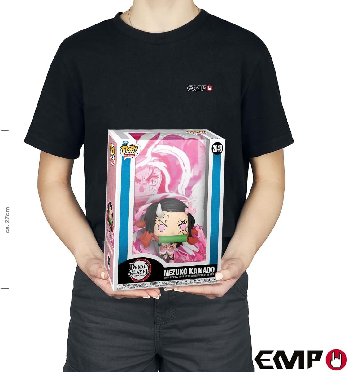 Funko Pop! Capa do jogo Demon Slayer - Nezuko - Figura colecionável de vinil - Ideia para presente - Produtos oficiais - Brinquedos para crianças e adultos - Fãs de anime - Figura modelo para colecionadores e exposição