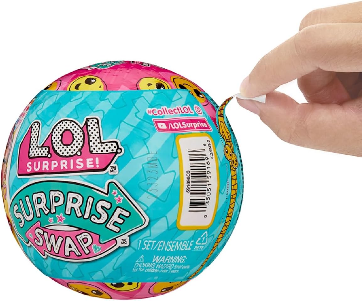 L.O.L. Surprise! Surprise Swap Tots - 1 boneca colecionável de um sortimento de 9 com expressão extra e 2 looks em um - Water Unboxing Surprise - Ótimo para meninas e meninos com mais de 3 anos