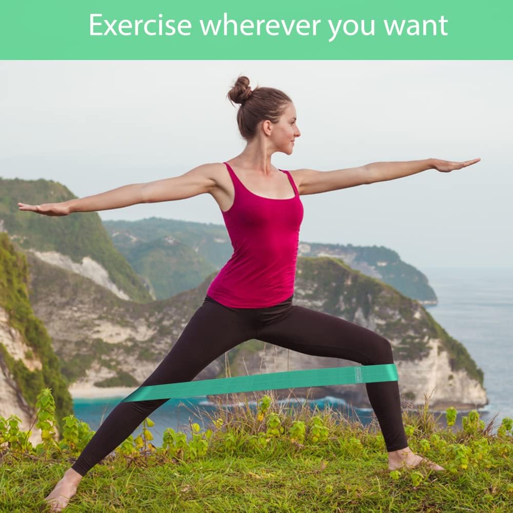 Desire Deluxe Conjunto de faixas de resistência para homens e mulheres, pacote de exercícios premium com 3 níveis de resistência diferentes, faixas de loops para casa, academia, exercícios longos - ótimo equipamento de fitness para treinamento,