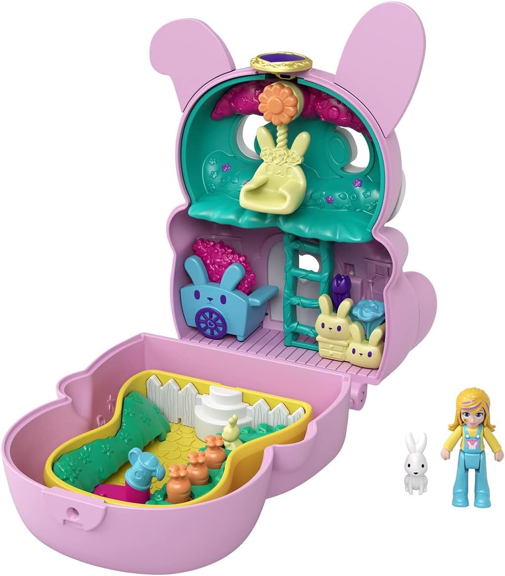 Polly Pocket Flip & Find Bunny Compacto