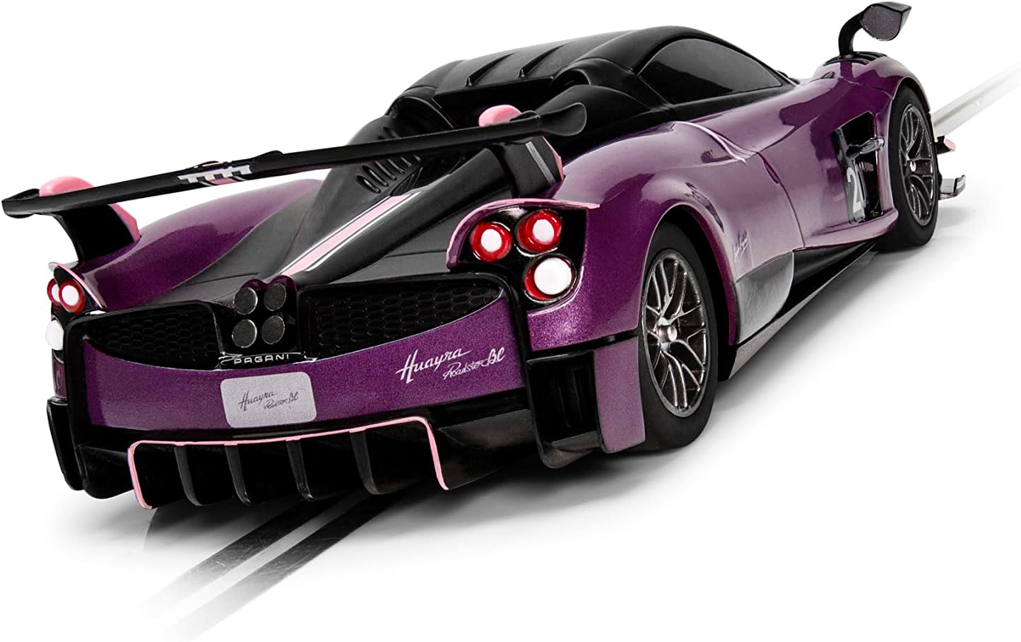 Scalextric C4248 Pagani Huayra Roadster BC Drago Viola Edition, Púrpura