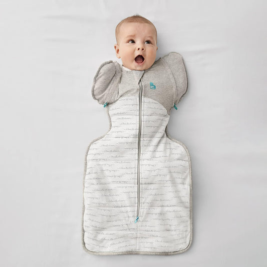 Love To Dream™ Saco de Transição Swaddle UP™, Extra Grande (11-14 kg) - Branco | Ajuste perfeito com abas removíveis | 2,5 Tog | Ideal para inverno e outono (16-20 °C) | Algodão lavável à máquina com zíper duplo