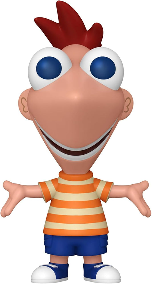 Funko Pop! Disney: Phineas e Ferb - Phineas - Figura de Vinil Colecionável - Ideia de Presente - Produto Oficial - Brinquedos para Crianças e Adultos - Fãs de Anime - Figura para Colecionadores e Exibição