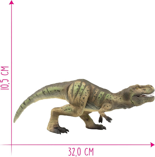 Bullyland 61461 61461 Figura de Brinquedo T-Rex com Boca Móvel, Dinossauro de aproximadamente 10,5 cm, Detalhes Precisos, Livre de PVC, Crianças a partir de 3 Anos, Multicolorido
