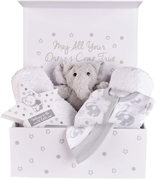Conjunto de presentes personalizados para bebês prematuros - Cestas para recém-nascidos, Caixa de presente para bebês, Presentes para bebês da UTIN, Conjunto de presentes unissex para bebês prematuros - Cestas para recém-nascidos