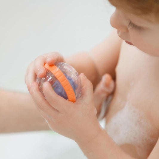 Nuby Brinquedo de banho para bebê Bubbly Buds flutuante - Brincadeira sensorial | Fácil de segurar | Fácil de limpar