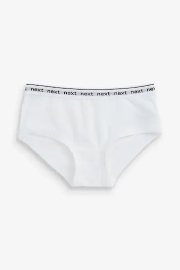 |BigGirl| Pacote Com 7 Cuecas Hipster -Black White Grey (2-16 anos)