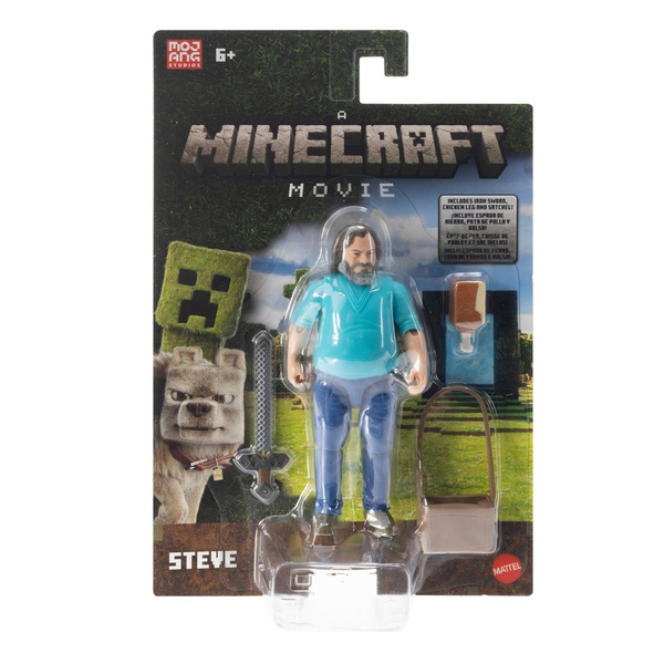 Figura de ação do filme Minecraft Steve