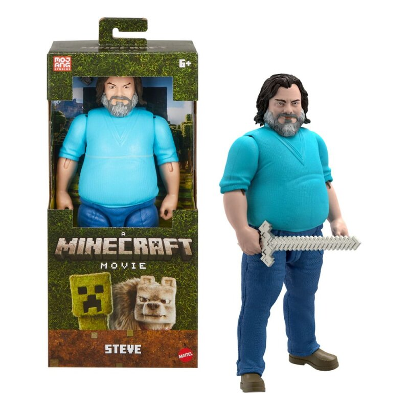 Figura de acção do filme Minecraft Steve 30cm