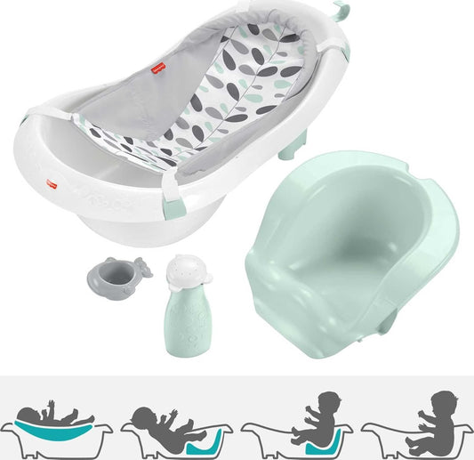 Banheira Fisher-Price 4 em 1 com assento e rede