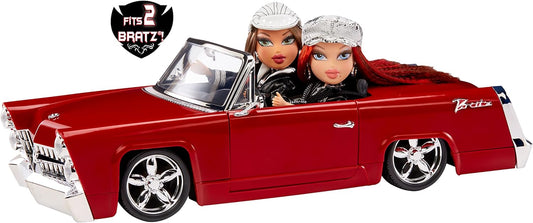 Bratz 577829EUC Rock Angelz 20 Yearz Special Edition Cruiser - Convertible con puertas funcionales, baúl, luces, cinturones de seguridad y volante - Se adapta a 2 muñecas de moda - Coleccionable - Para niños de 7 años en adelante