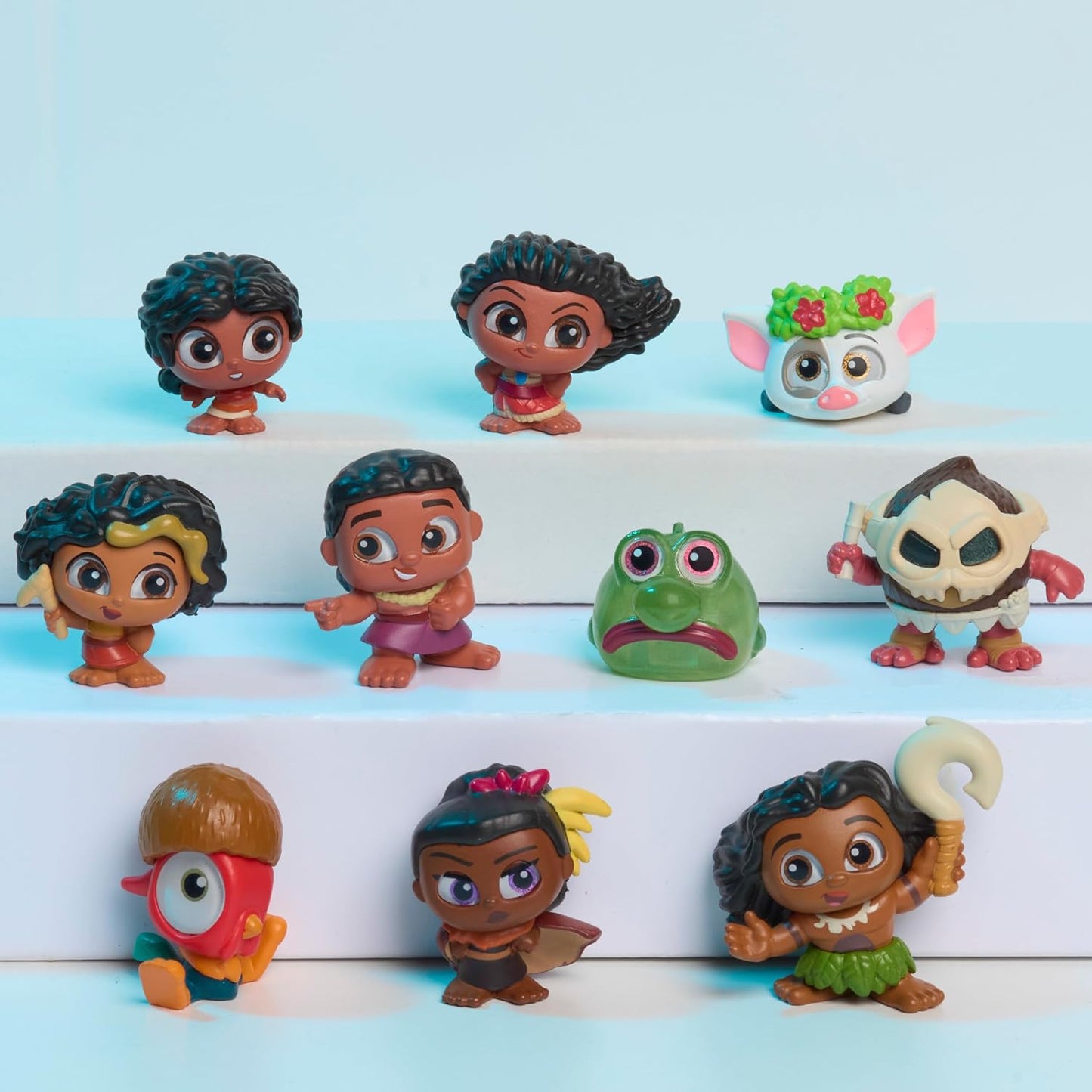 Just Play Disney Doorables Moana 2 Movie Blind Capsule, miniaturas colecionáveis de 3,8 cm, brinquedos para crianças a partir de 5 anos