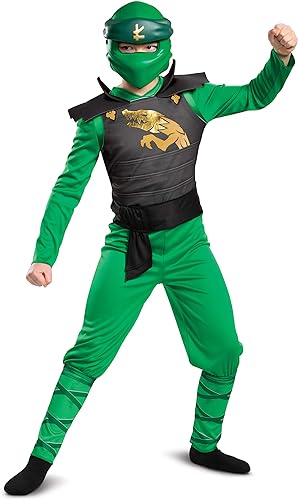Disguise Fantasia infantil unissex de Lloyd Ninjago verde