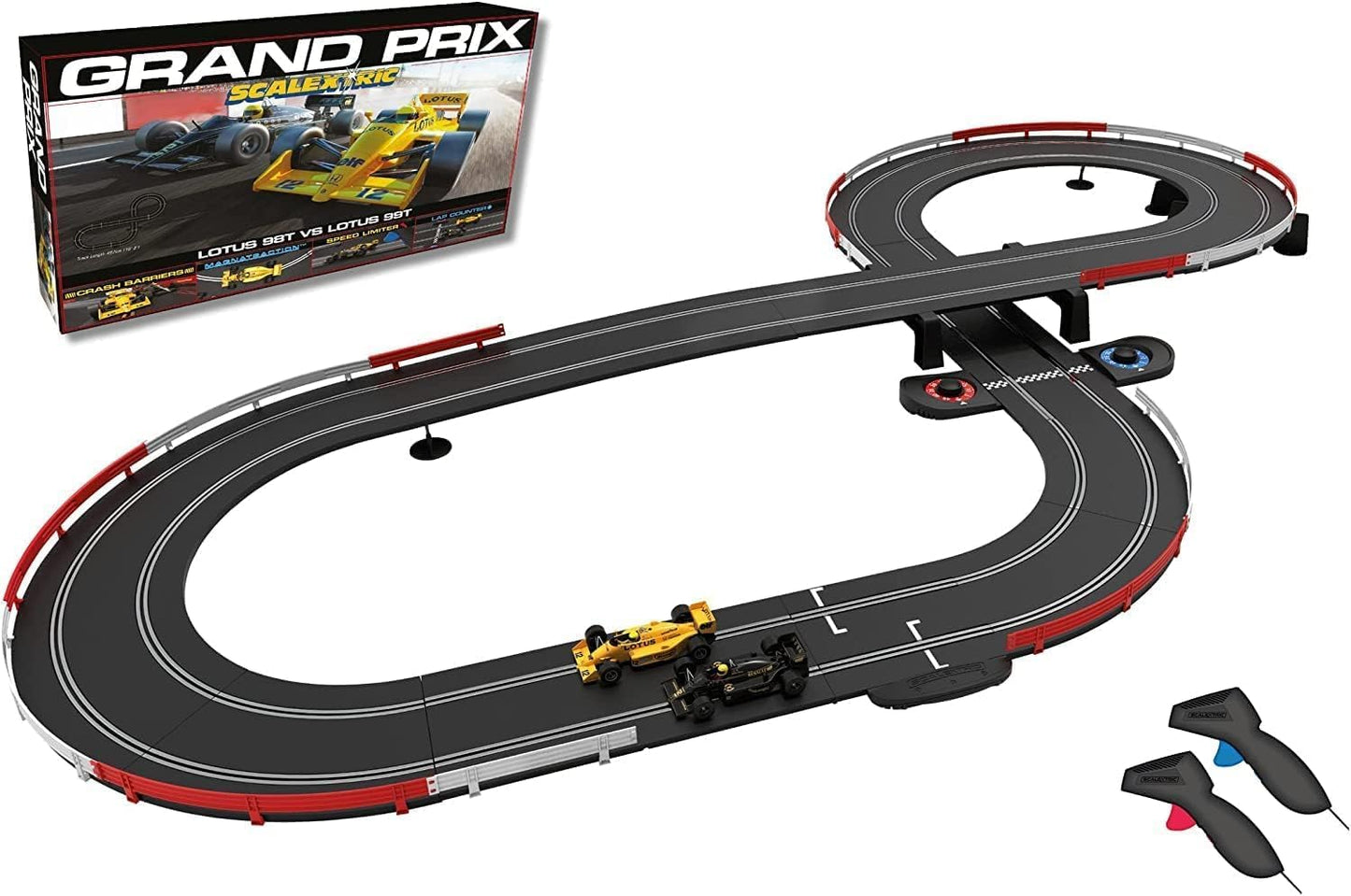 Scalextric Conjunto de corrida do Grande Prêmio dos anos 80. Conjuntos padrão, multicoloridos, C1432M