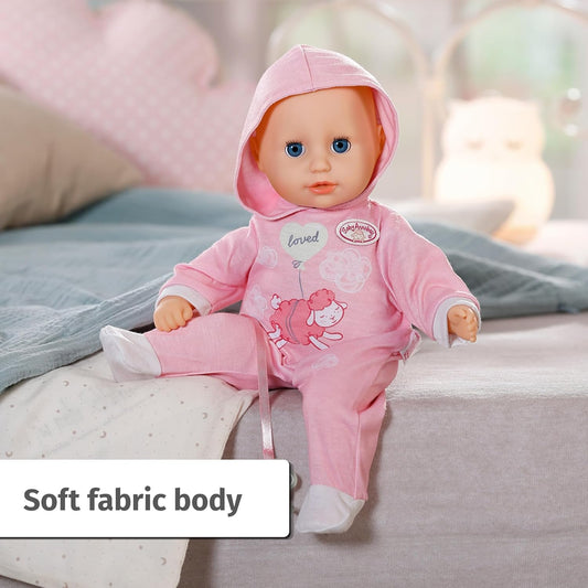 Baby Annabell Hannah Vamos Brincar! Boneca interativa de 36 cm com corpo macio e 5 funções realistas - Adequada para crianças a partir de 1 ano de idade.