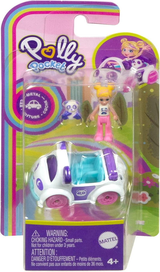 Polly Pocket Conjunto de carro divertido Beach para meninas a partir de 4 anos