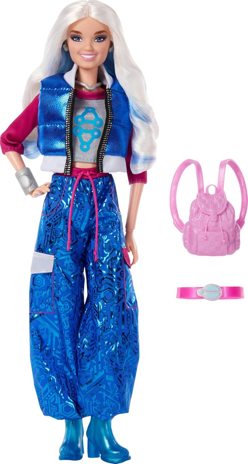 Mattel Boneca Fashion Addison Wells Disney Zombies 4: Dawn of the Vampires, com Roupa Removível e 6 Acessórios, Inspirada no Filme, JFG32