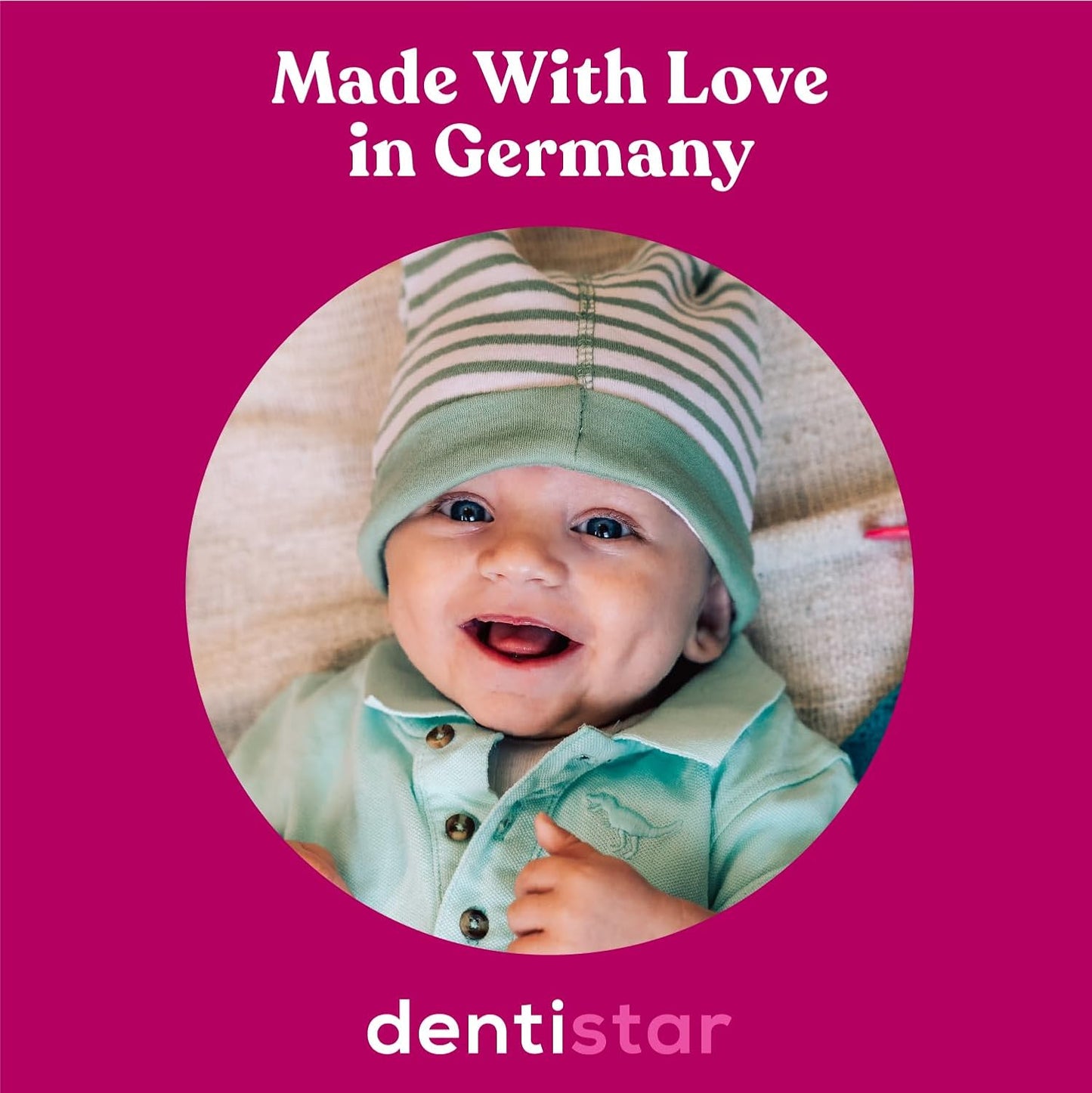 Dentistar Star Teether Pacote de 2, brinquedo de dentição para bebês com mais de 3 meses, anel de dentição de bebê de silicone macio para alívio da dor nos dentes e gengivas