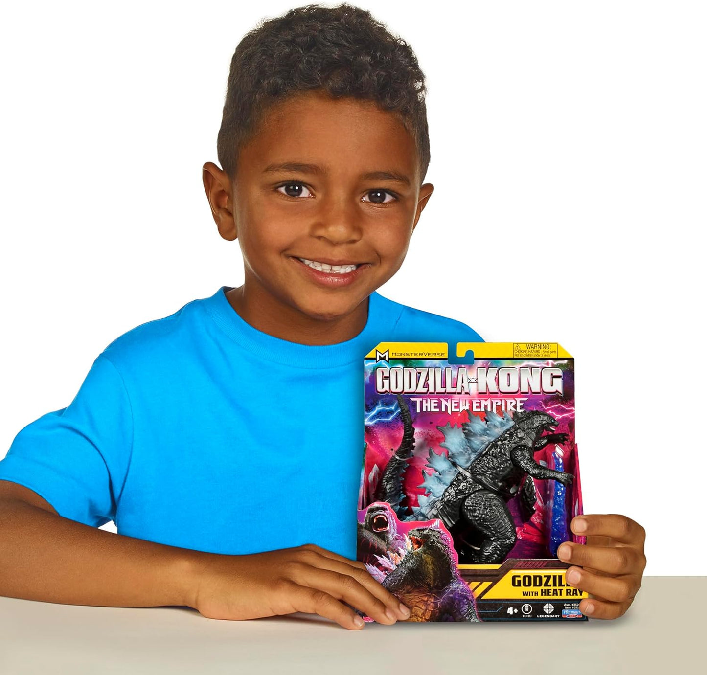 MonsterVerse Godzilla vs. Kong: The New Empire, figura de acción original de Godzilla de 6 pulgadas, personaje icónico de película coleccionable, incluye función de energía de haz de calor, adecuado para mayores de 4 años