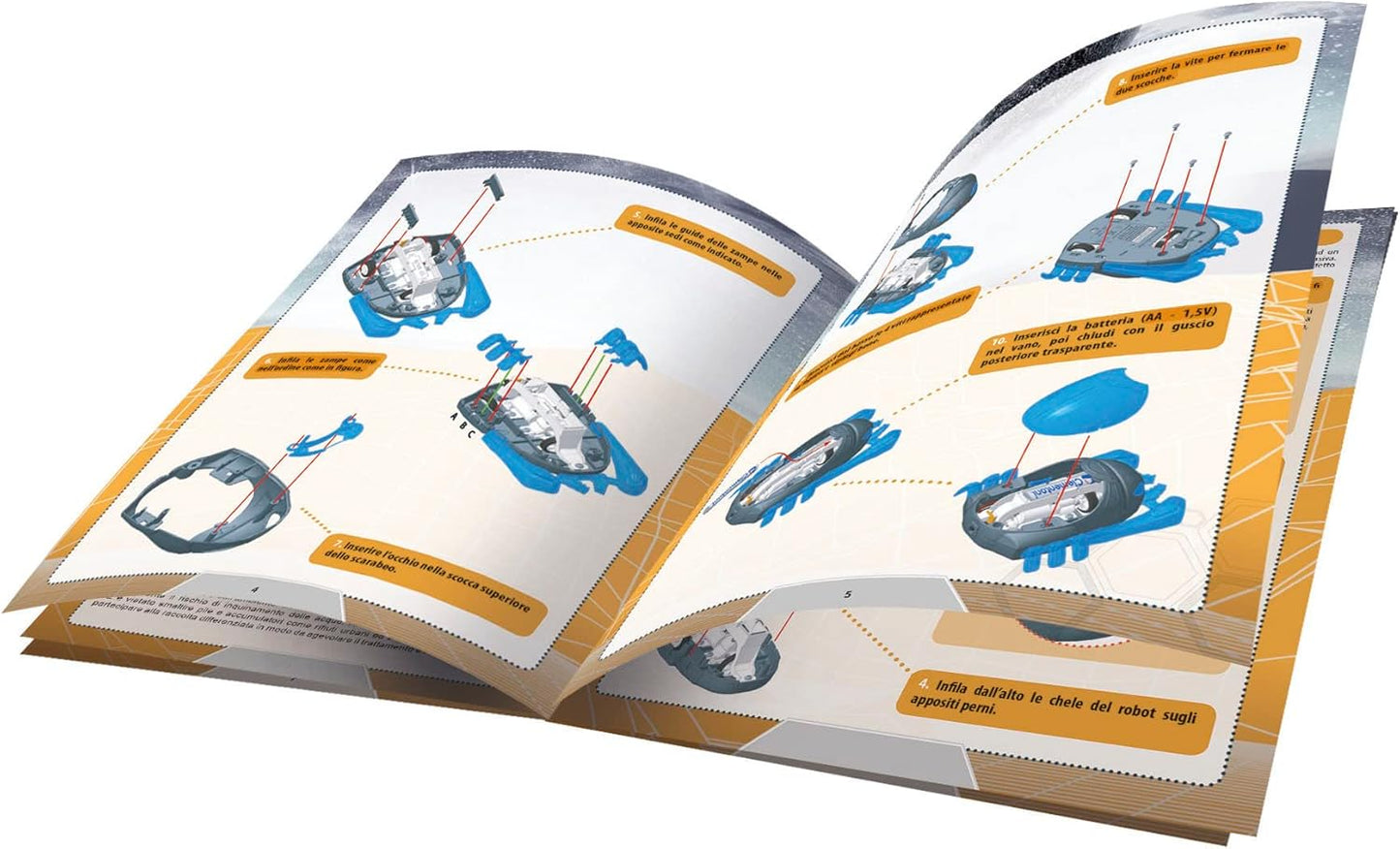 Clementoni 61352, brinquedo robótico Robo Beetle para crianças, a partir de 8 anos