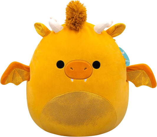 Squishmallows Original 16 Polegadas - Senhor, o Dragão Dourado