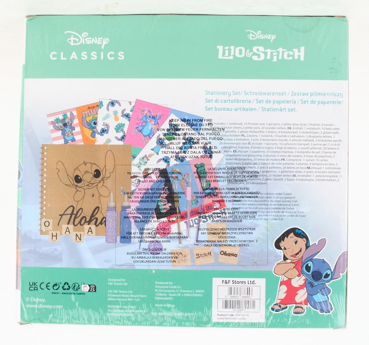 Disney Kit de scrapbook de pontos da para crianças, conjunto de artesanato com livro de recortes Wito, acessórios para scrapbooking, adesivos, carimbos, canetas de gel, glitter, conjunto de arte para meninas, presentes de ponto para meninas, roxo