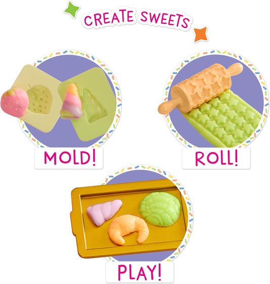Rainbow High Littles Dessert Shop with Kandy Playset - Comes with Doll, Makes Ice Cream and Candy, for Kids Ages 4 and Up