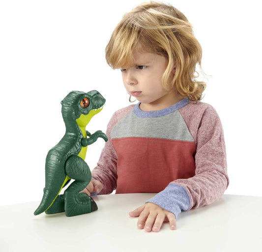Fisher-Price Brinquedo de dinossauro Jurassic World, T. rex XL, figura articulada para brincadeiras de faz de conta em idade pré-escolar (3+ anos), GWP06