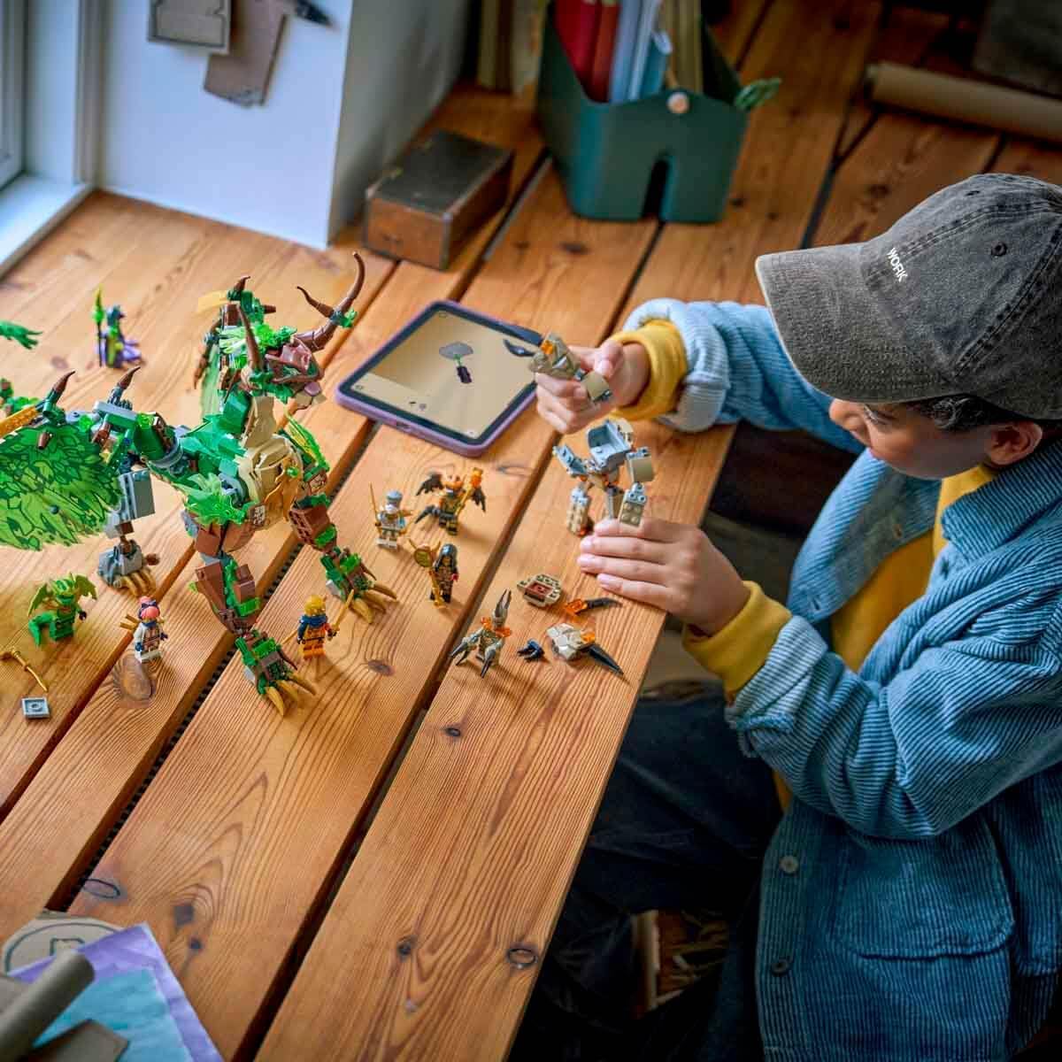 LEGO NINJAGO The Dragon of Life - Ninja Toy w/a Dragon Figure, Mini Monster Mech, 8 Minifigures and Swords - Birthday Gift for 8+ Year Old Boys & Fans - 71859