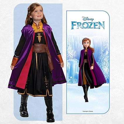 DISGUISE Disney oficial deluxe Anna Frozen anna traje crianças congelados vestir-se para meninas
