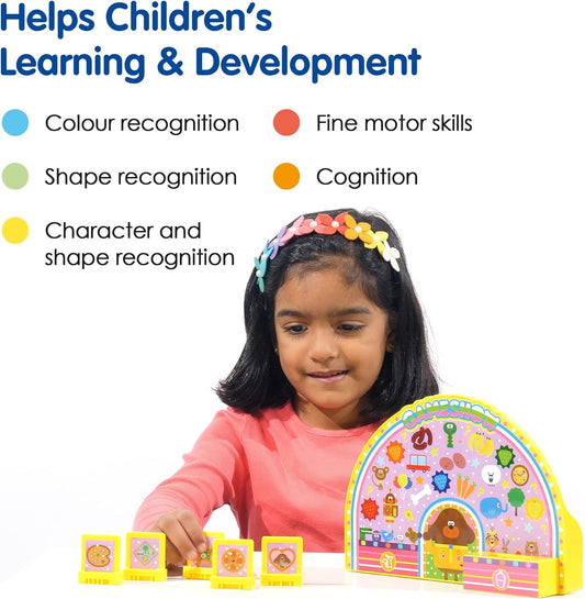 Hey Duggee HD24 Game Show Toy para niños: ayuda con el desarrollo infantil, el aprendizaje, la audición, el reconocimiento de caracteres, objetos y colores, la cognición y las habilidades motoras, a partir de 3 años, multicolor, pequeño