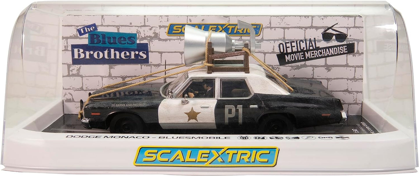 Scalextric C4322 Blues Brothers Dodge Monaco - Móvil Azul. Coche tragamonedas de cine y televisión.