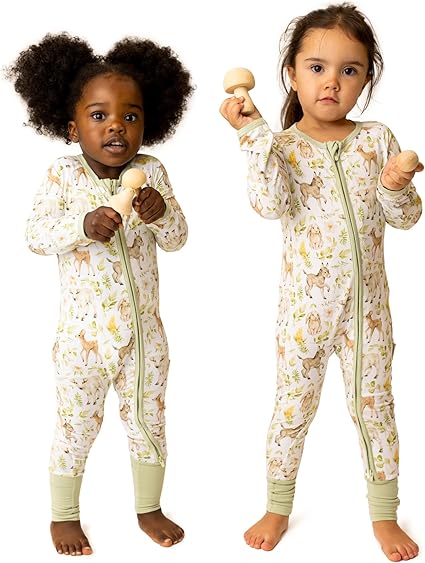 BABYGO Macacão Baby Grow com zíper 95% bambu | Meninos Meninas e Unissex 0 mês