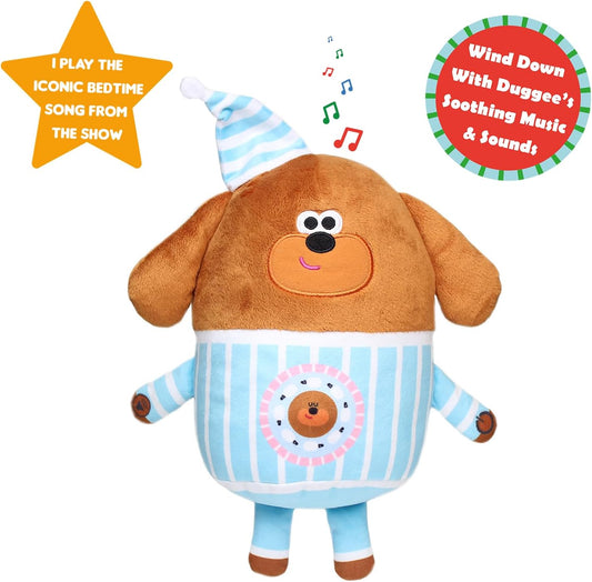 Hey Duggee Sleepy Time Teddy Bear con relajante canción de cuna del programa de televisión CBeebies