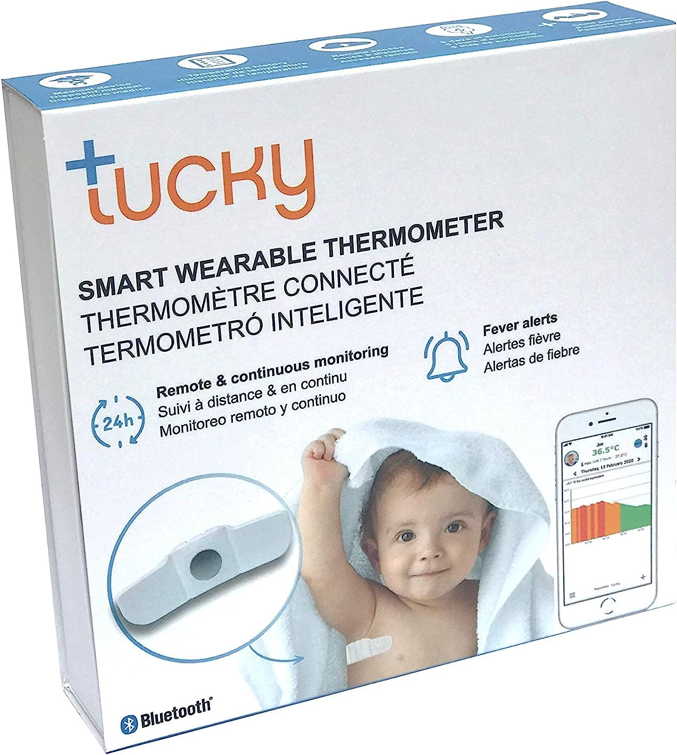 Tucky Wearable Connected Termômetro