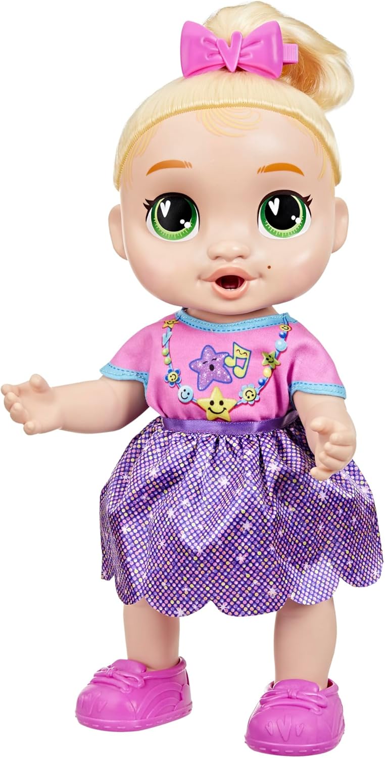 Baby Alive Baby Grows Up, LaLa GooGoo, Marcos do Desenvolvimento e o Primeiro Dentinho do Bebê, Boneca Interativa para Meninas e Meninos a partir de 3 Anos