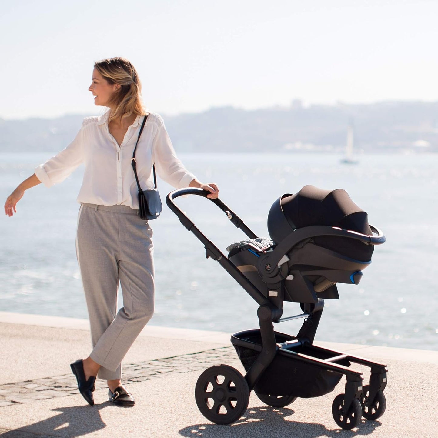 Joolz Hub/Hub+ - Adaptadores para assento de carro - Acessório para carrinho de bebê - Flexibilidade - Viagem segura - Ideal para dormir - Preto