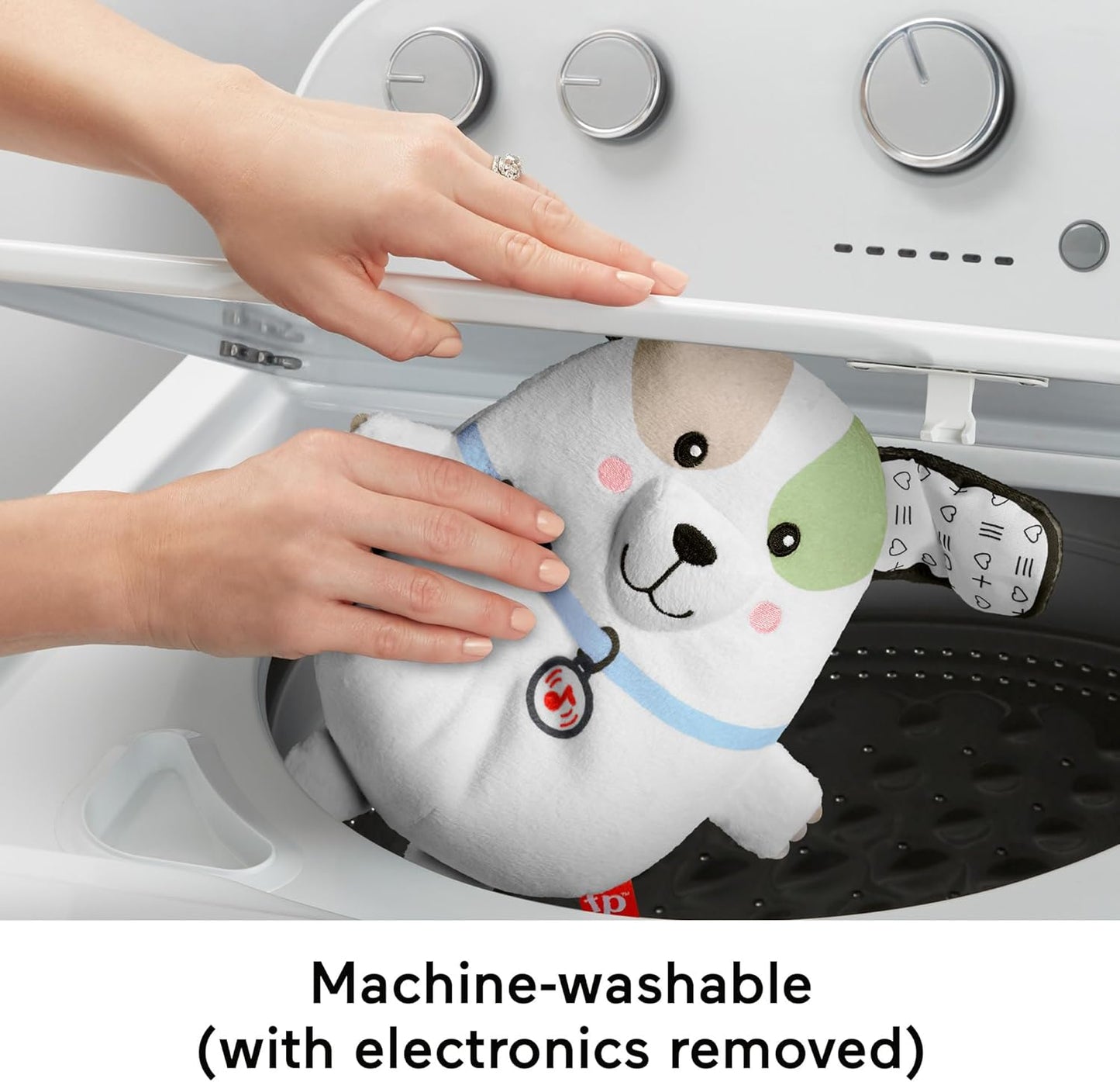 Fisher-Price, Brinquedo de pelúcia para bebês vibrações calmantes, máquina de som portátil para recém-nascidos