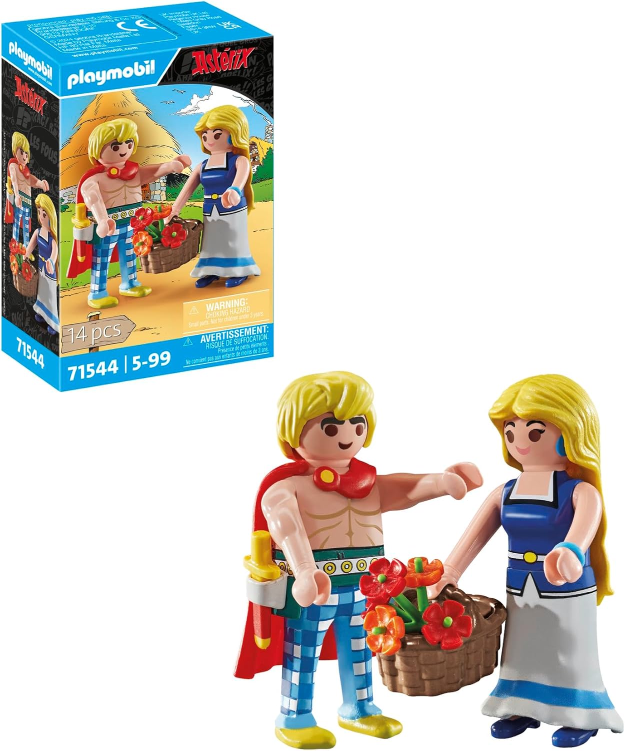 Playmobil 71544 Asterix: Tragicomix e Panacea, casal querido do univer