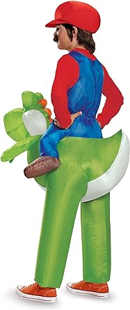 DISGUISE Fantasia inflável de Mario DIS85150CH, criança, Yoshi