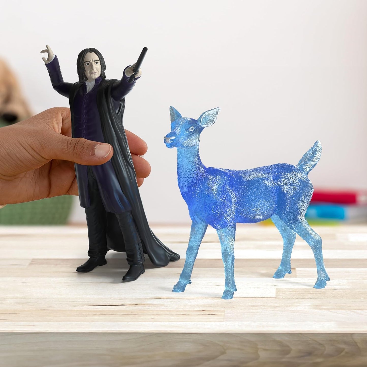 Schleich 42683 Professor Snape e Patrono, a partir de 6 anos WIZARDING WORLD - Estatueta, 16 x 11 x 18 cm