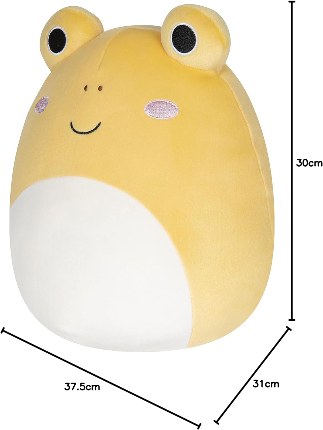 Squishmallows Leigh de 12" - Rana amarilla