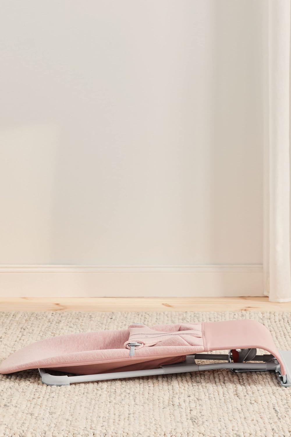 BabyBjörn Bouncer Bliss, algodão, colcha de pétalas, rosa claro