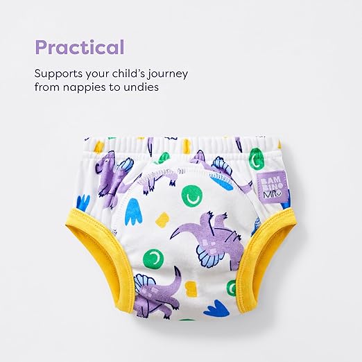 Bambino Mio, Pantalones de entrenamiento reutilizables para ir al baño para niños y niñas, de 3 a 4 años, Crash