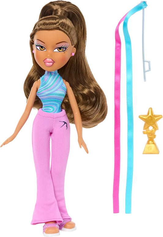 Bratz Boneca Play Sportz Yasmin Ginástica Fashion com Acessórios
