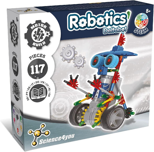 Science4you Robotics Betabot - Construção de robôs, Science4you Robotics Deltabot - Construção de robôs, Science4you Robotics Scorpiobot - Ciência Stem, Science4you Robotics Rexbot - Construção de robôs, Science4you Robotics Alfabot - Kit