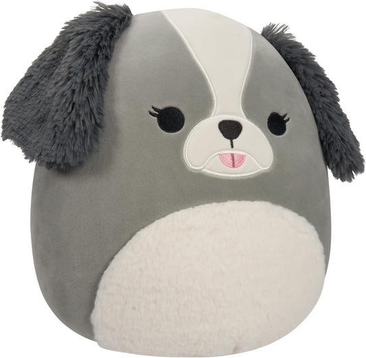 Squishmallows SQCR04578 Malu-Gris Shih-Tzu 12"
