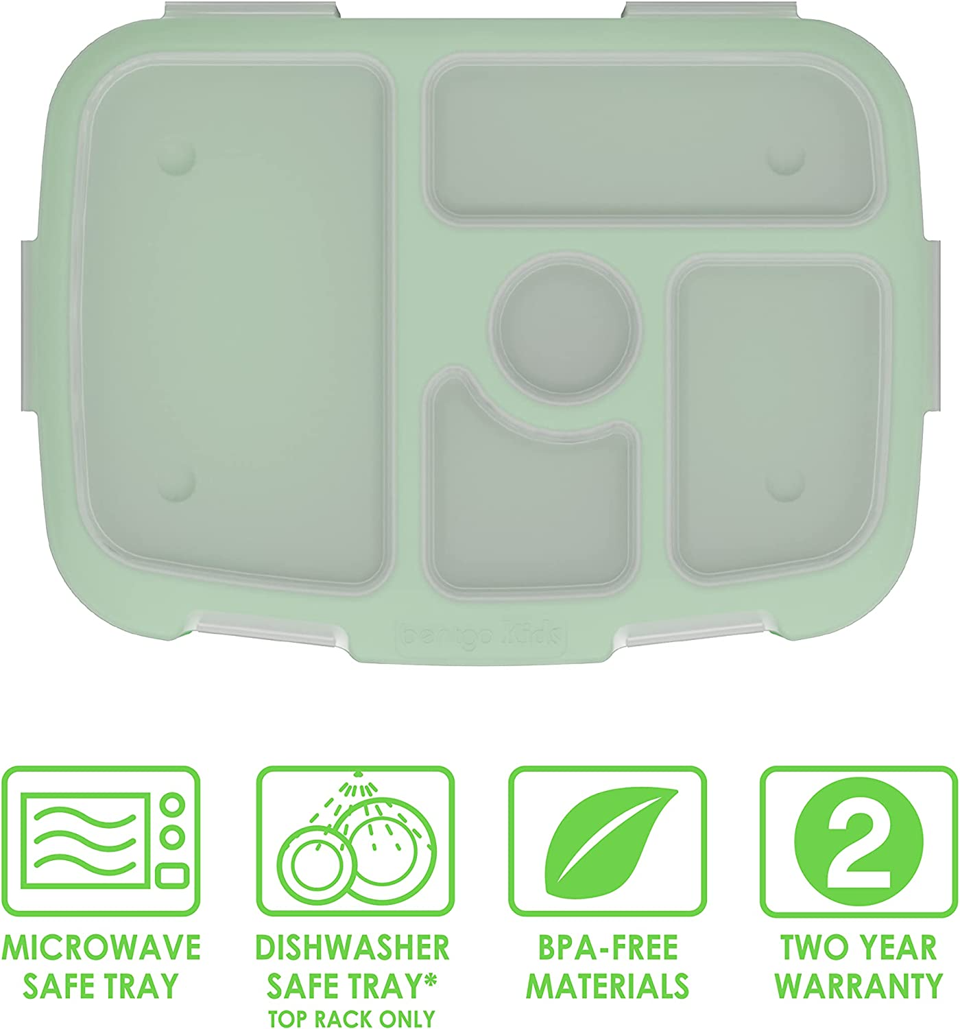 Bentgo Lancheira Infantil com tampa transparente (Safari)