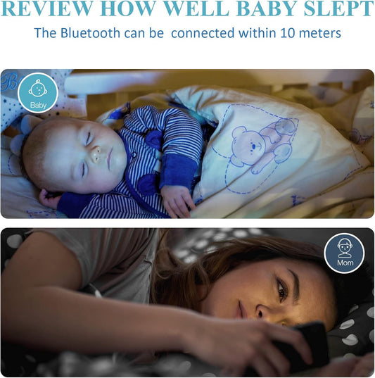 Oxímetro de pulso Home Baby O2, monitor de saturação de oxigênio no sangue vestível, monitor de frequência cardíaca Bluetooth com relatório gratuito de APP e PC, monitoramento do nível de oxigênio infantil e frequência cardíaca (para 0 a 3 anos de idade)